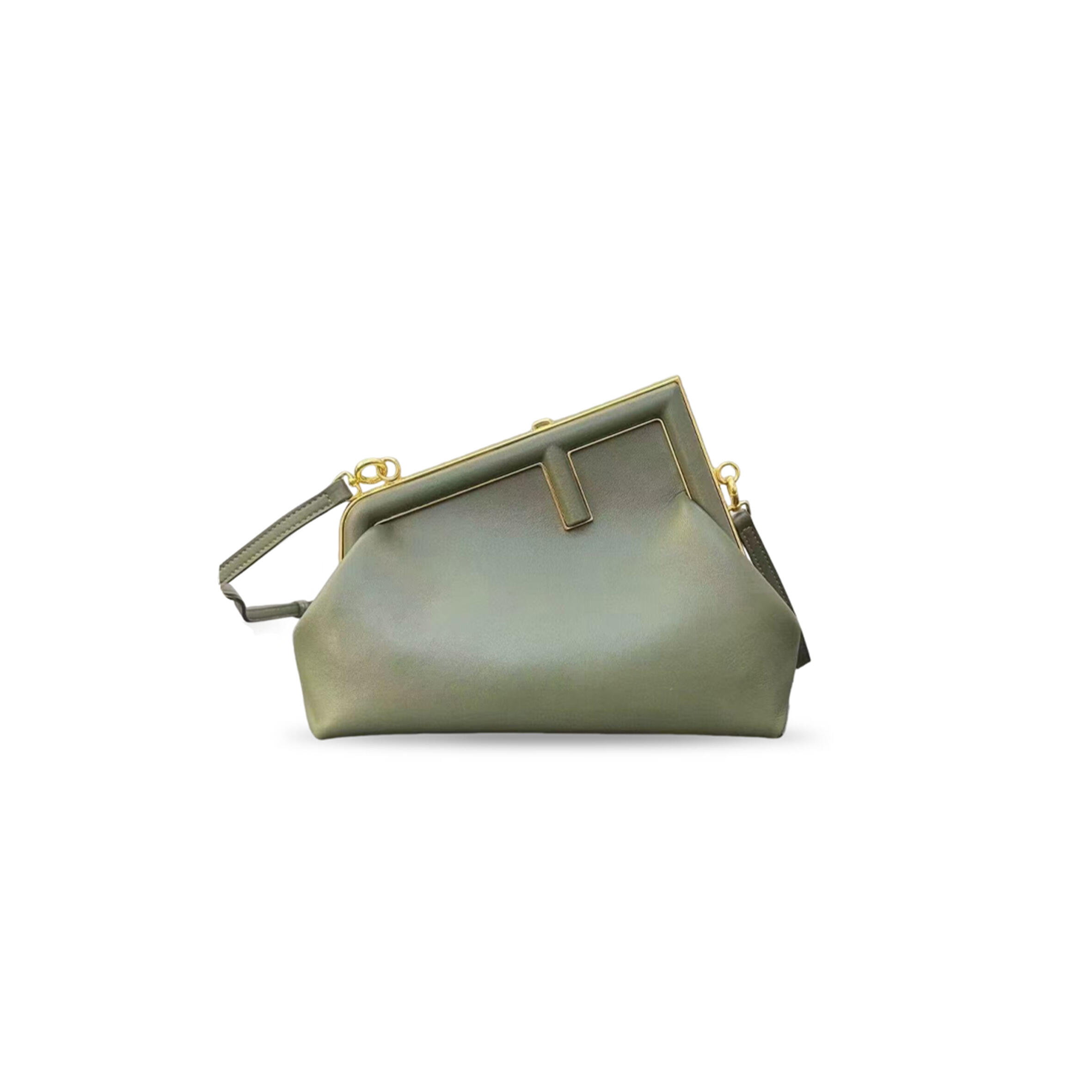 F**di shiny nappa midi first green tea (32.5*23.5*15cm)